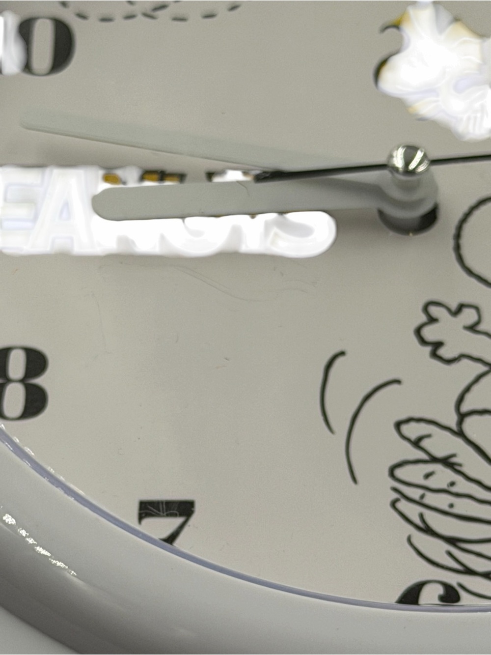 LARGE Peanuts Snoopy & Gang Jumbo Wristwatch Wall Clock, 3 Feet Tall. - Picture 6 of 6